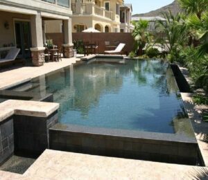 Black Granite Pool Pavers