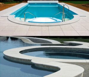 White Granite Pool Pavers