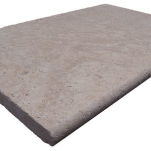 noce Travertine Unfilled and Tumbled Pool Coping Tiles