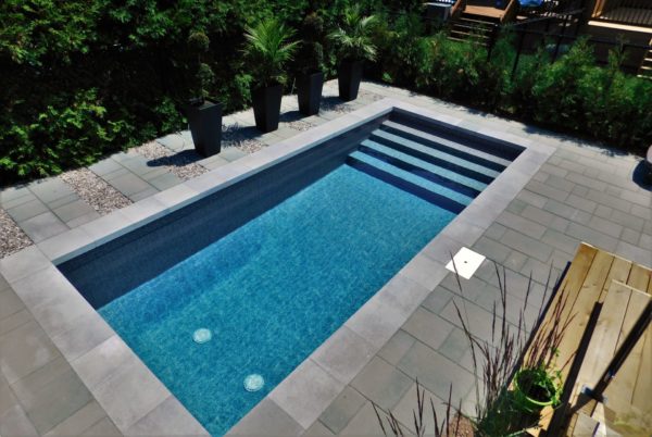 BRISBANE POOL PAVERS DROP FACE and STEP TREADS - Pool Pavers Direct