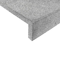 dove white drop down pool coping pavers tiles